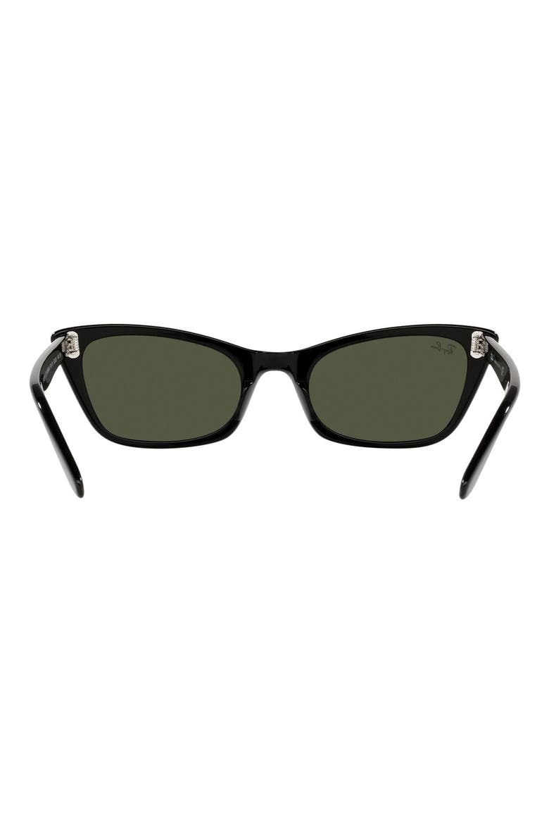 Lady Burbank 55mm Cat Eye Sunglasses, Alternate, color, BLACK