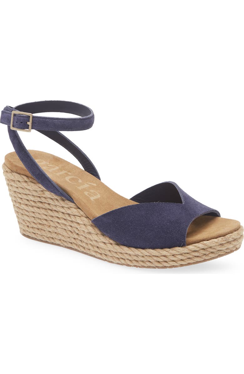 Pedro Garcia Afra Ankle Strap Sandal, Main, color, Ink Castoro