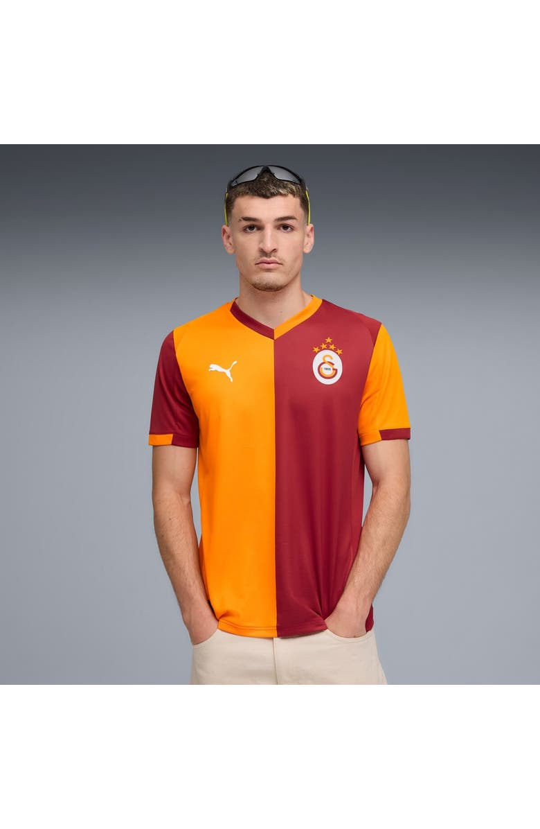 PUMA Men's Puma Red Galatasaray 2025/26 Home Replica Jersey, Alternate, color, Maroon
