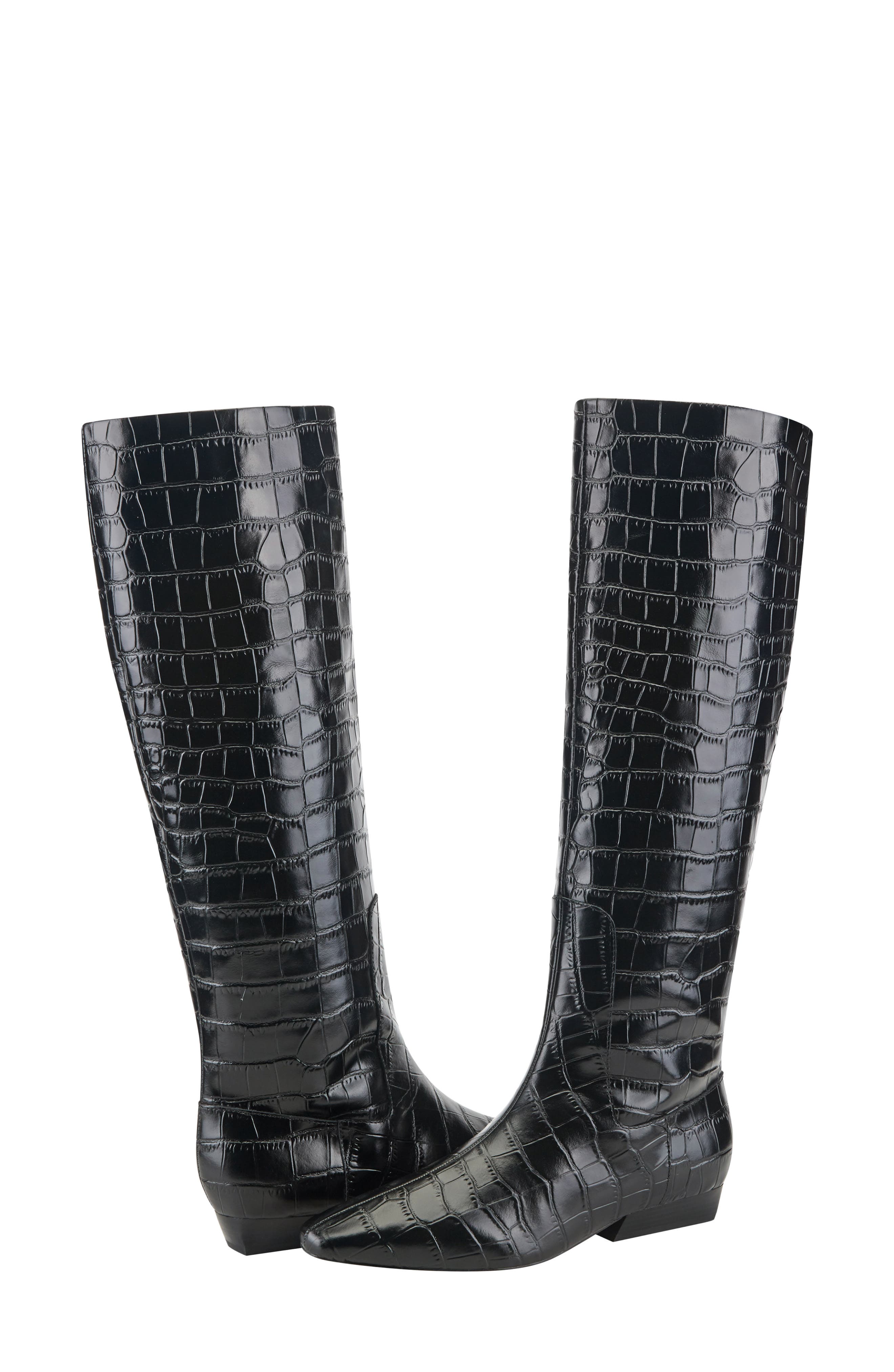 Daynna Knee High Boot, Alternate, color, BLACK
