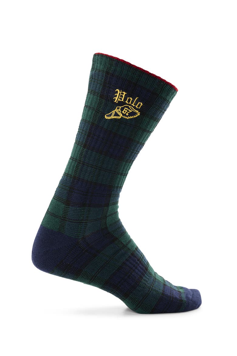 Big & Tall 6-pk Tartan Crew Socks, Alternate, color, MULTI
