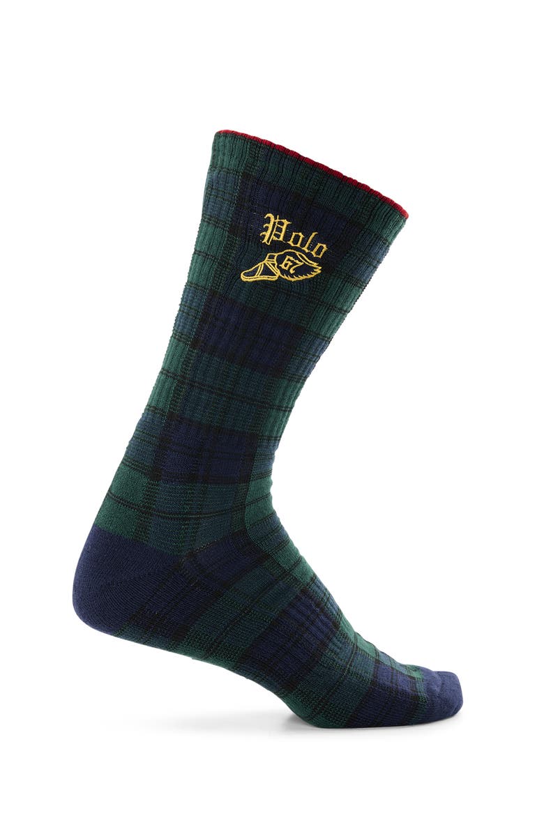 Polo Ralph Lauren Big & Tall 6-pk Tartan Crew Socks, Alternate, color, Multi