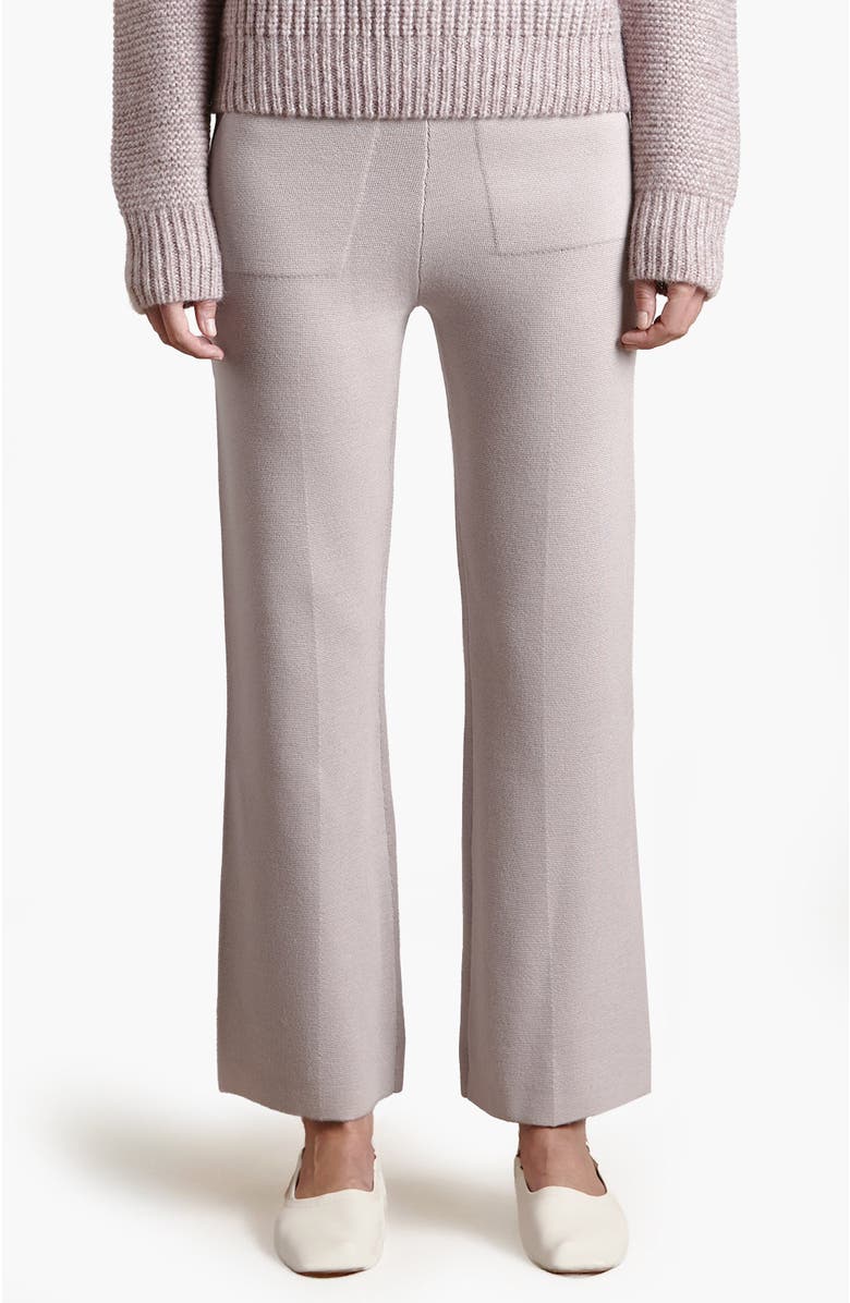 oyun Merino Margo Knit Pants, Main, color, Dove Grey