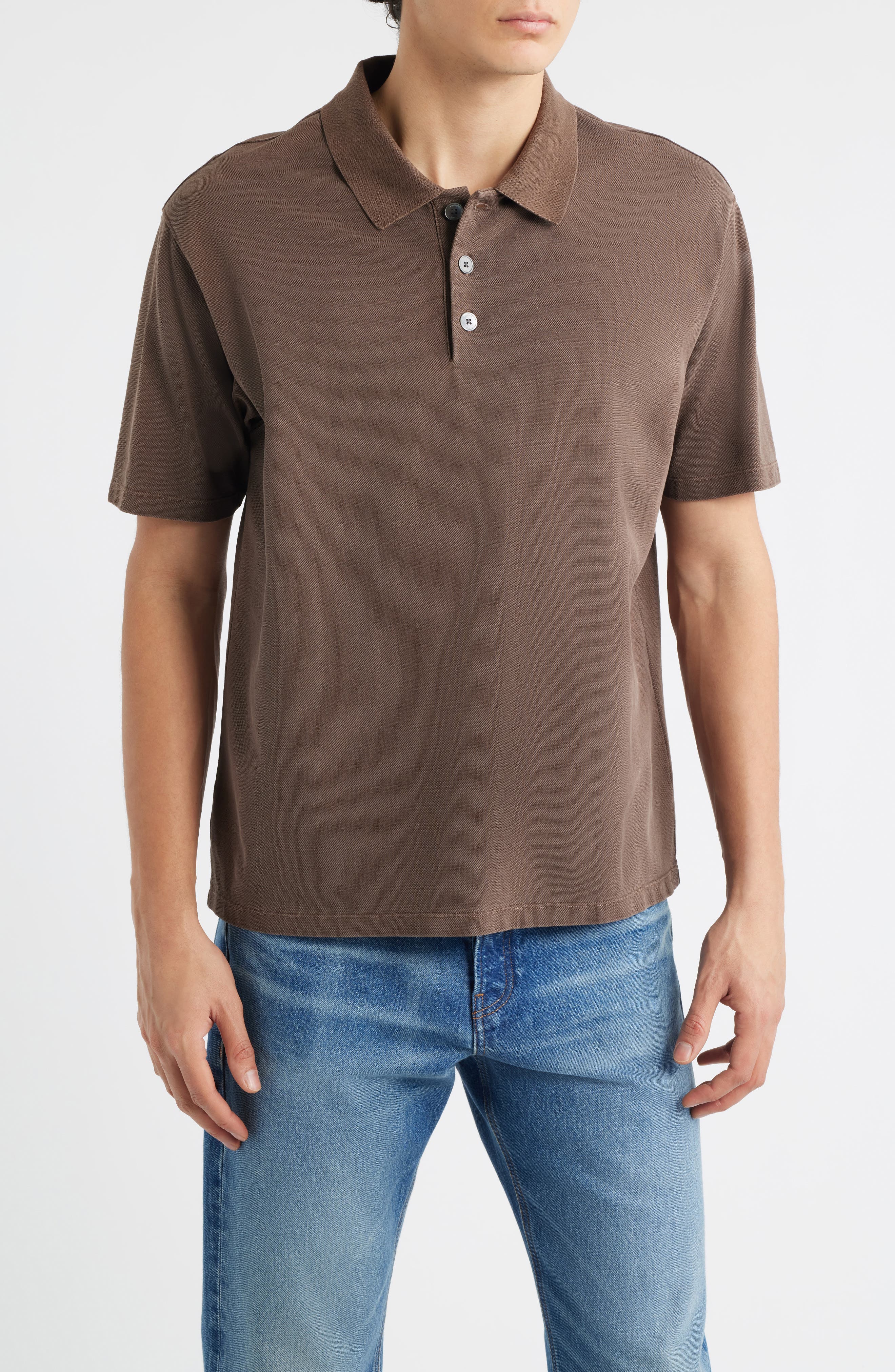 Washed Cotton Pique Polo - image 3