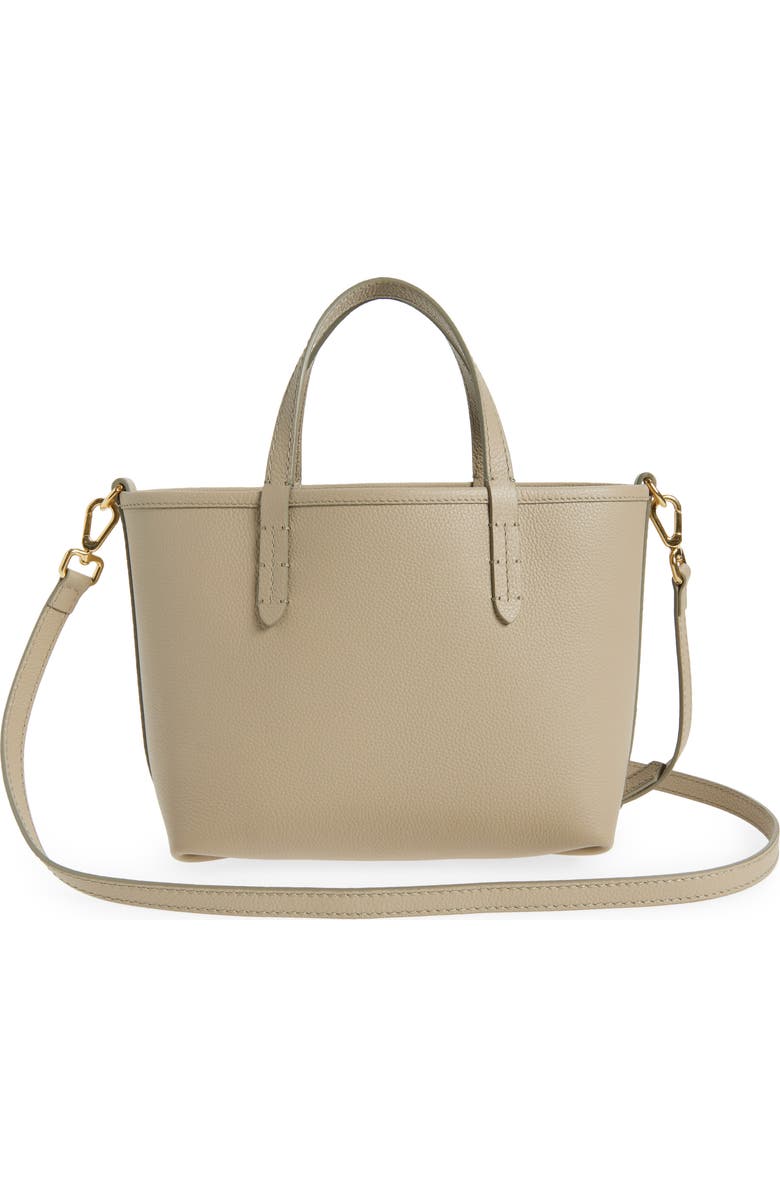 Burberry Mini Bloomsbury Reversible Tote, Alternate, color, Mushroom/ Mallow Pink