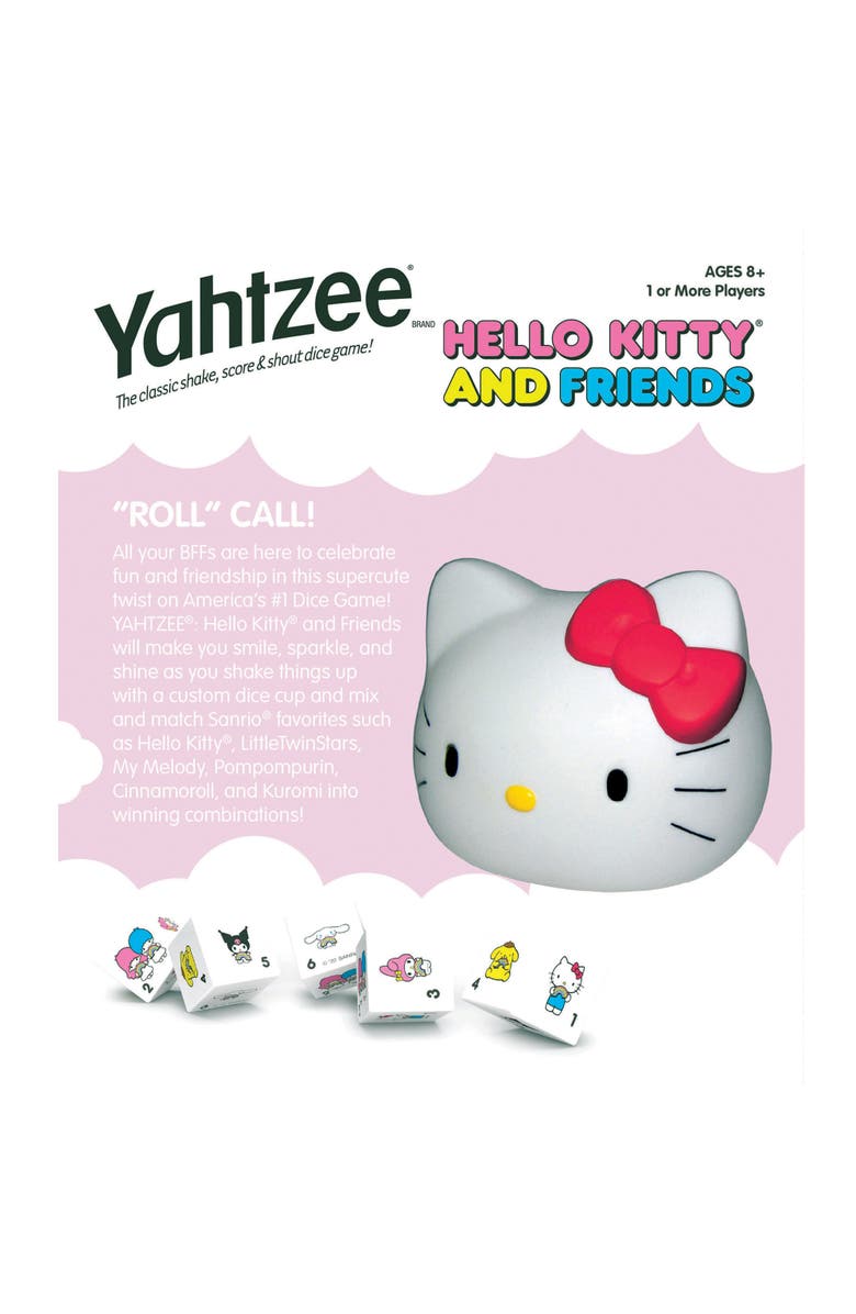 YAHTZEE Hello Kitty & Friends Dice Game, Alternate, color, Multicolored