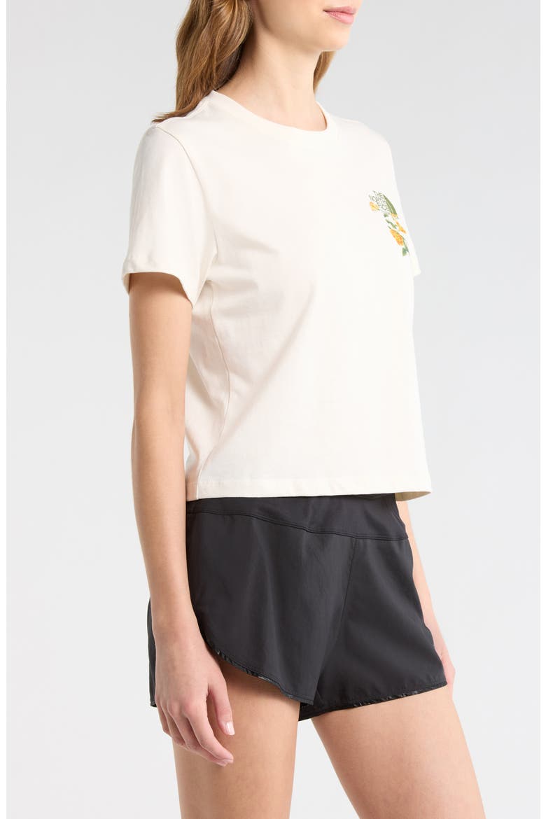 Flora Graphic T-Shirt, Alternate, color, WHITE DUNE