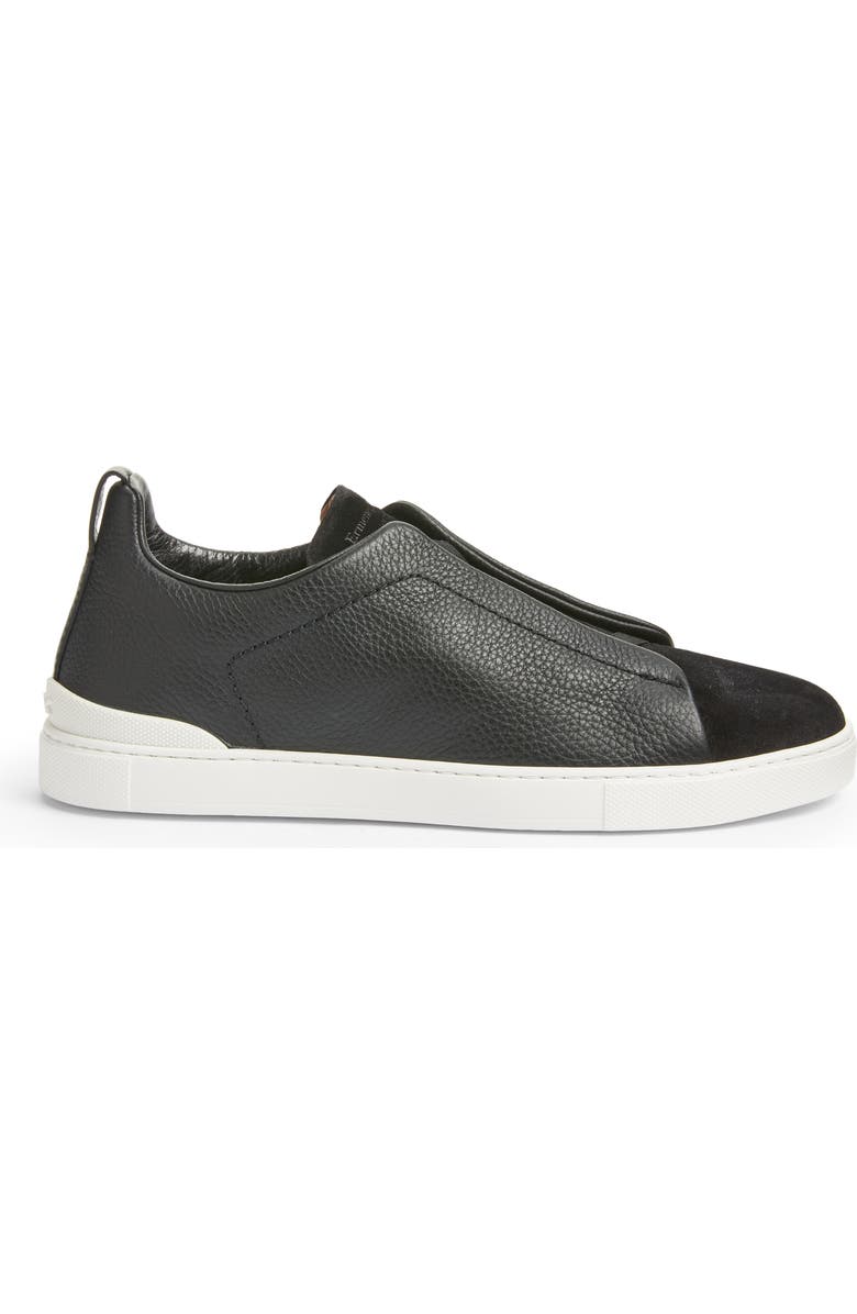 ZEGNA Triple Stitch Low Top Sneaker, Alternate, color,