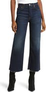 Re/Done High Waist Crop Wide Leg Jeans