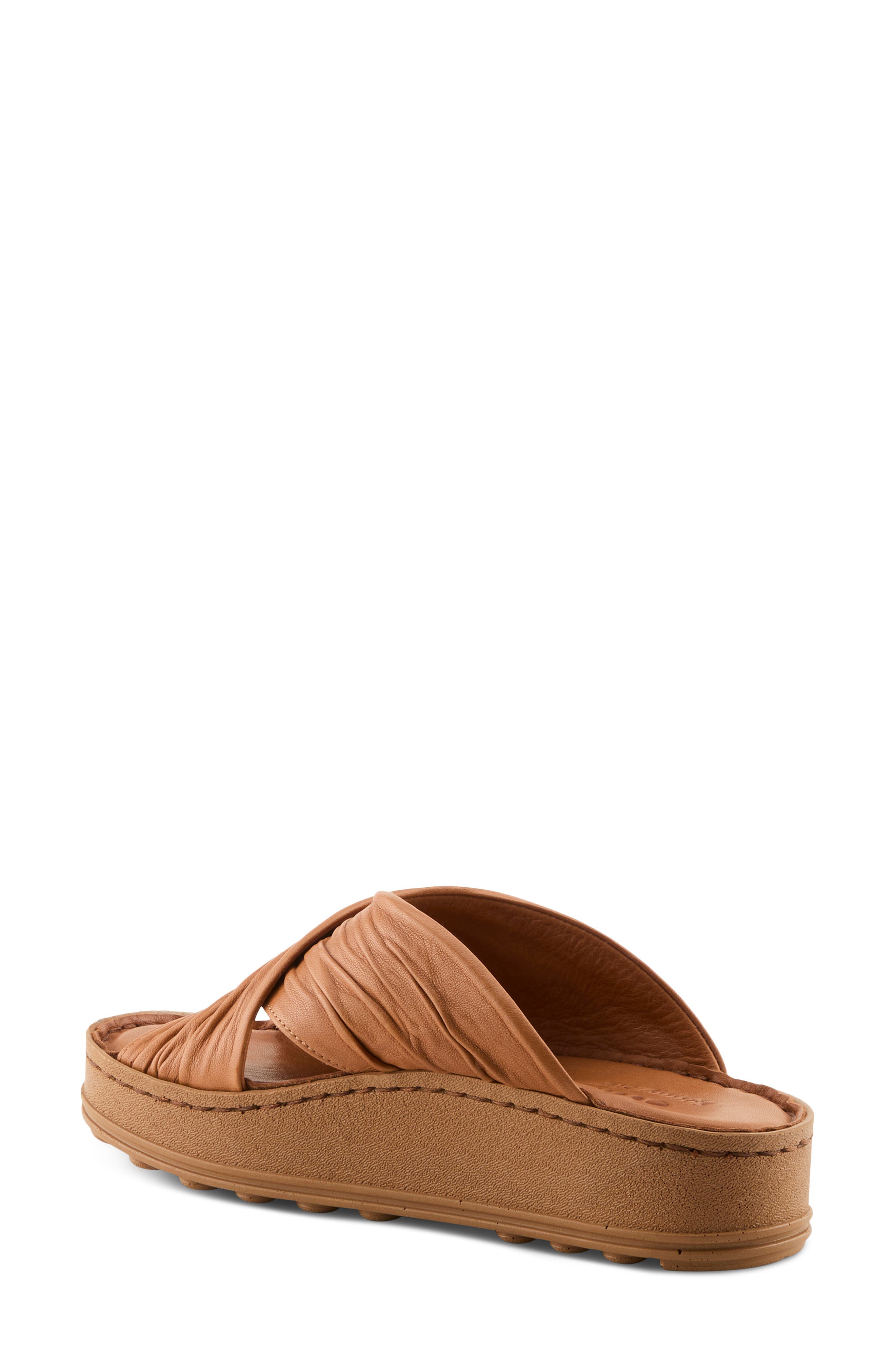 Majorelle Platform Sandal, Alternate, color, CAMEL