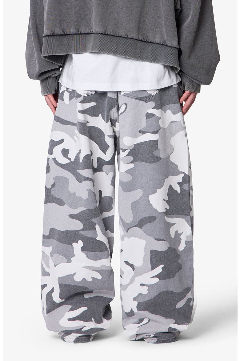 Mega Baggy Jeans, Alternate, color, SNOW CAMO