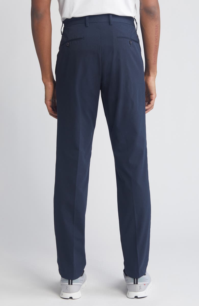J. Lindeberg Vent Flat Front Performance Golf Pants, Alternate, color, Navy