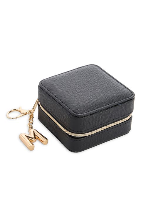 Detachable Initial Charm Jewelry Box