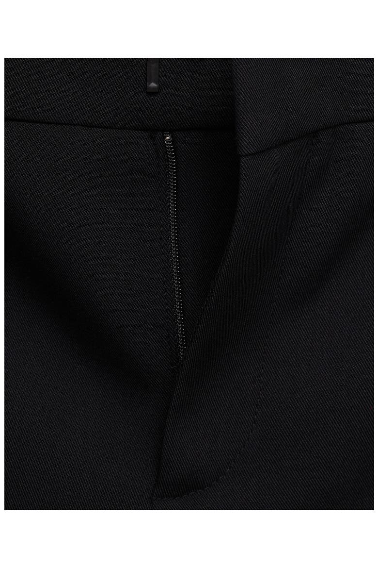 Low Rise Cropped Trousers, Alternate, color, BLACK