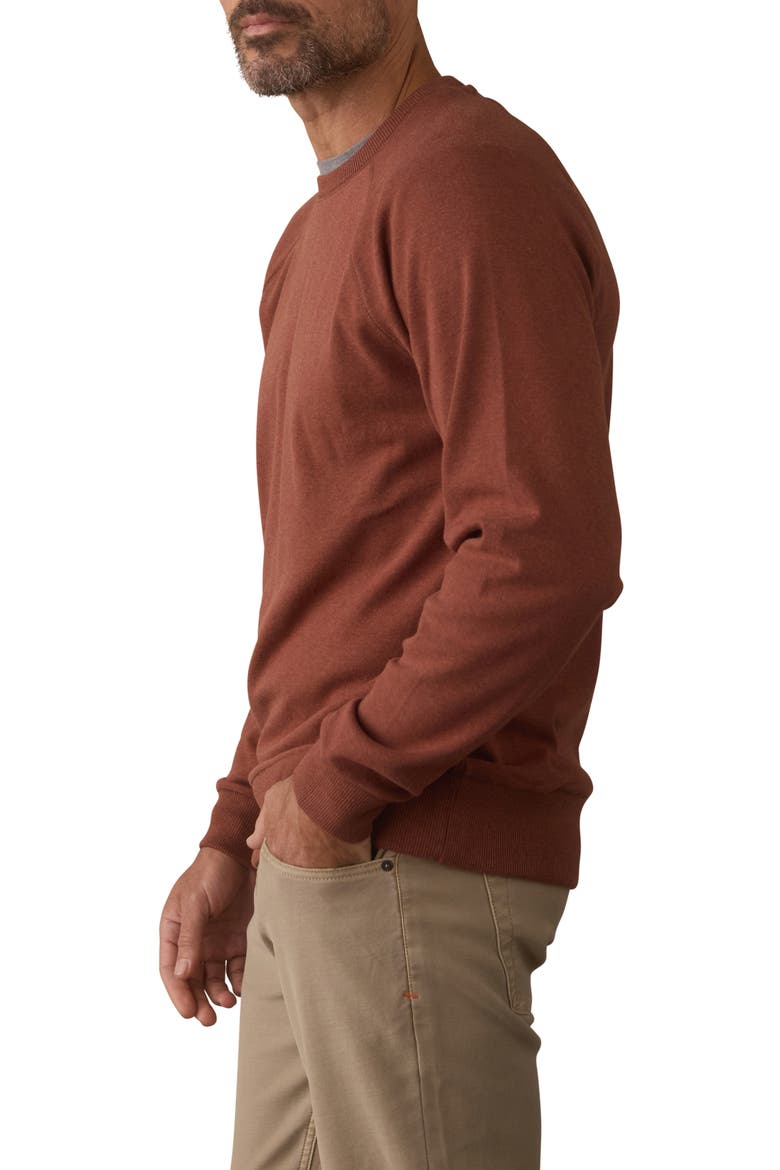 Puremeso Everyday Crewneck Sweatshirt, Alternate, color, SPICED BRANDY
