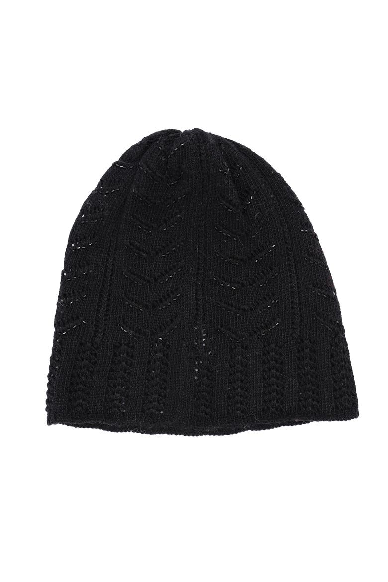 Beaded Fashion Hat, Alternate, color, Black