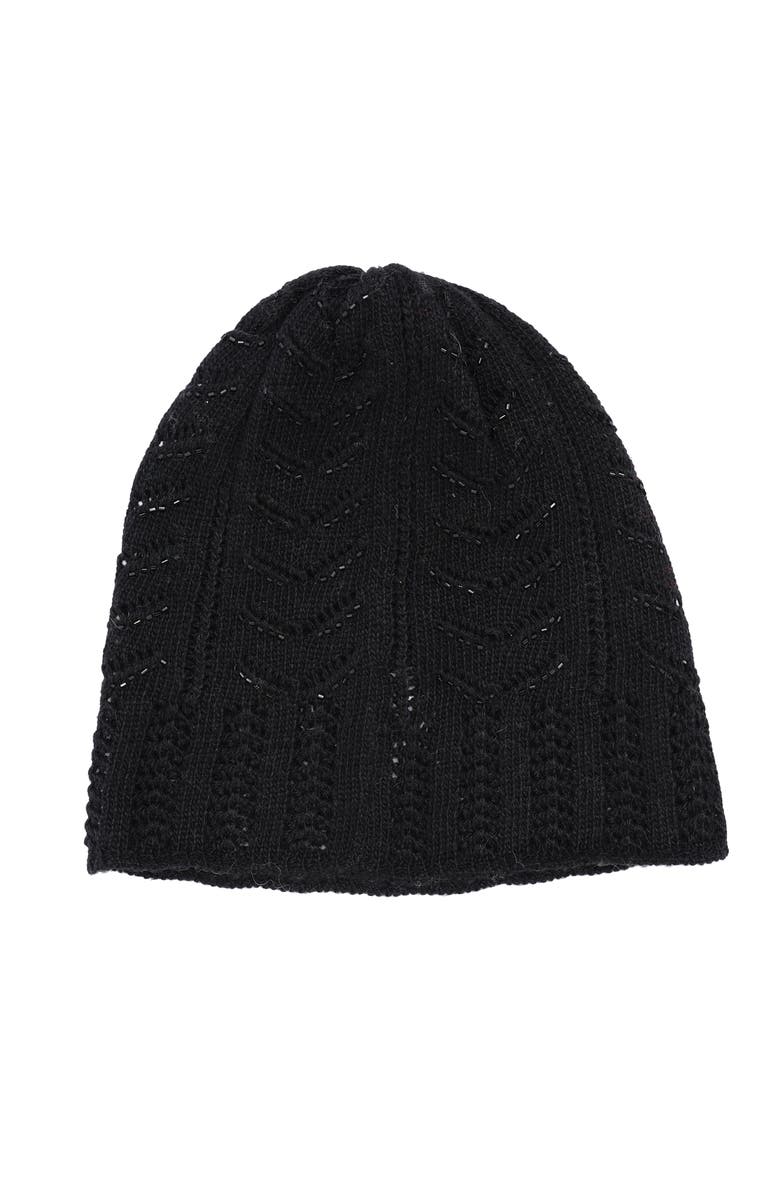Lauren Ralph Lauren Beaded Fashion Hat, Alternate, color, Black