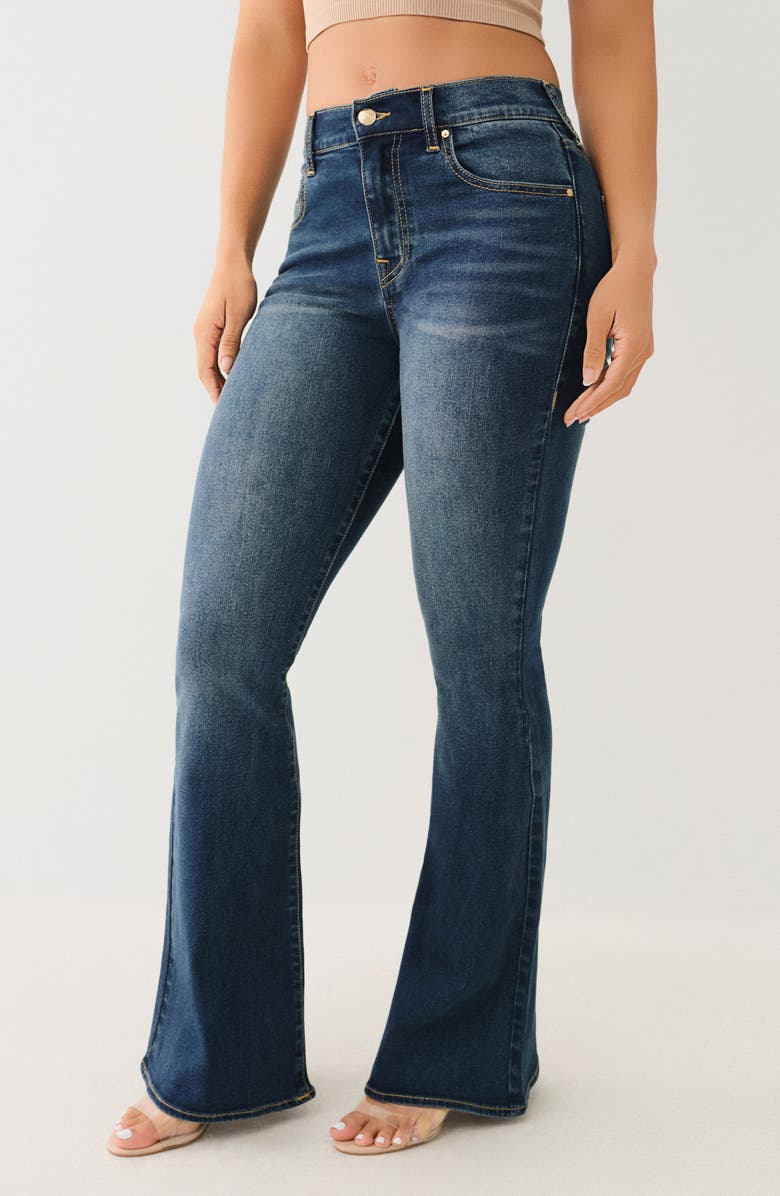 True Religion Charlie Flare Leg Jeans, Main, color,