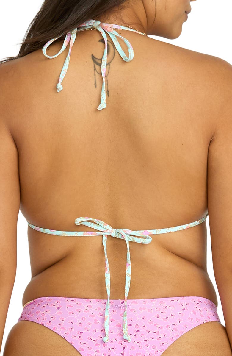 Billabong Folk Story Reversible Remi Bikini Bottoms, Alternate, color, Pink/ Yellow Multi