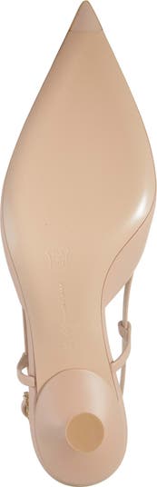 Kitten Heel Slingback Pointed Toe Pump