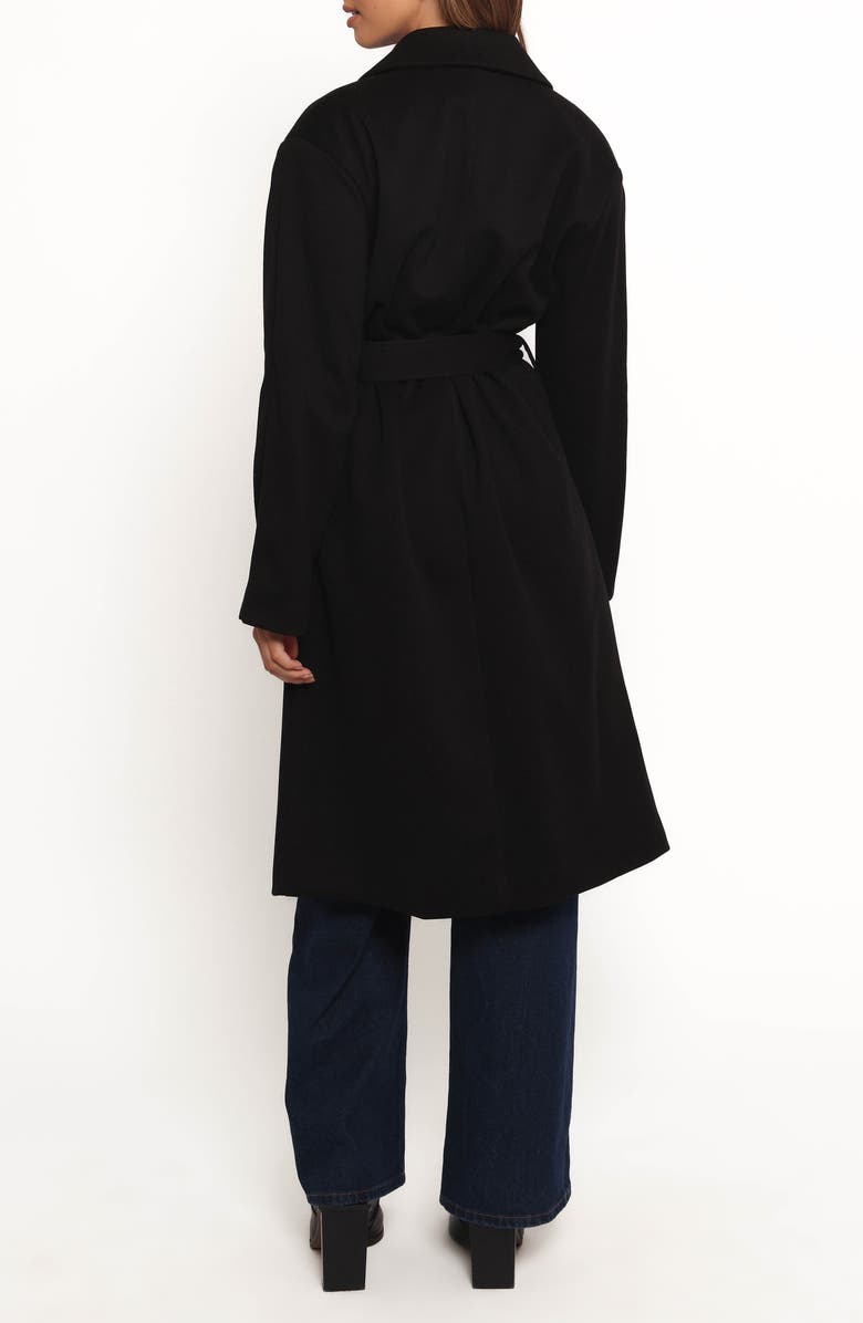 Petal & Pup Kloss Long Coat, Alternate, color, Black