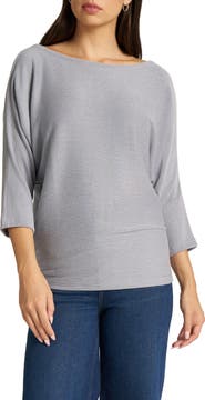 matty m. Daphne Three Quarter Sleeve Top