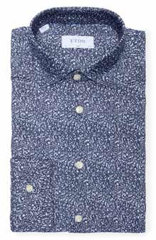 Slim Fit Paisley 4Flex Fit Stretch Jersey Dress Shirt