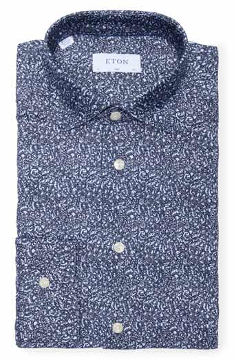 Slim Fit Paisley 4Flex Fit Stretch Jersey Dress Shirt