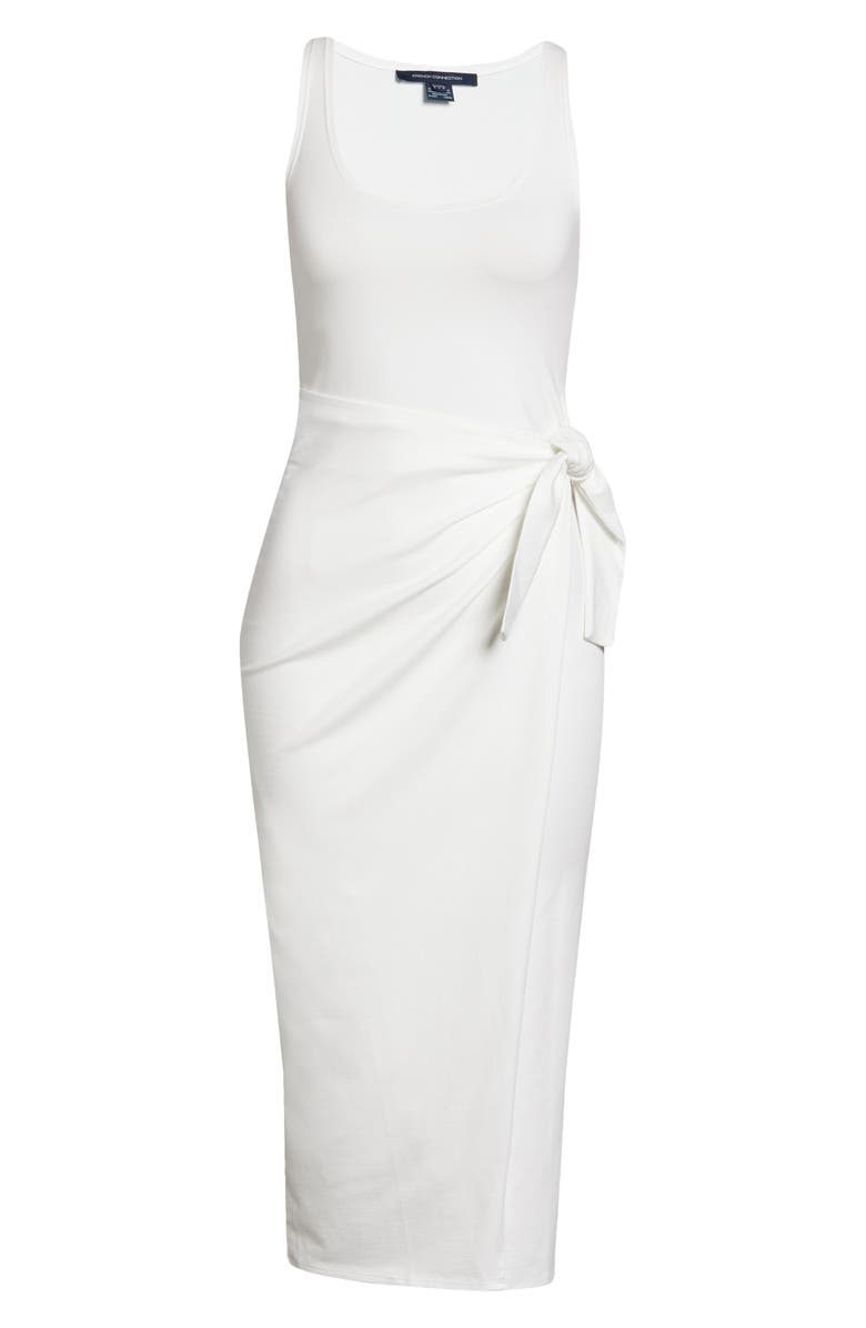 French Connection Zenna Sleeveless Faux Wrap Dress, Alternate, color, White