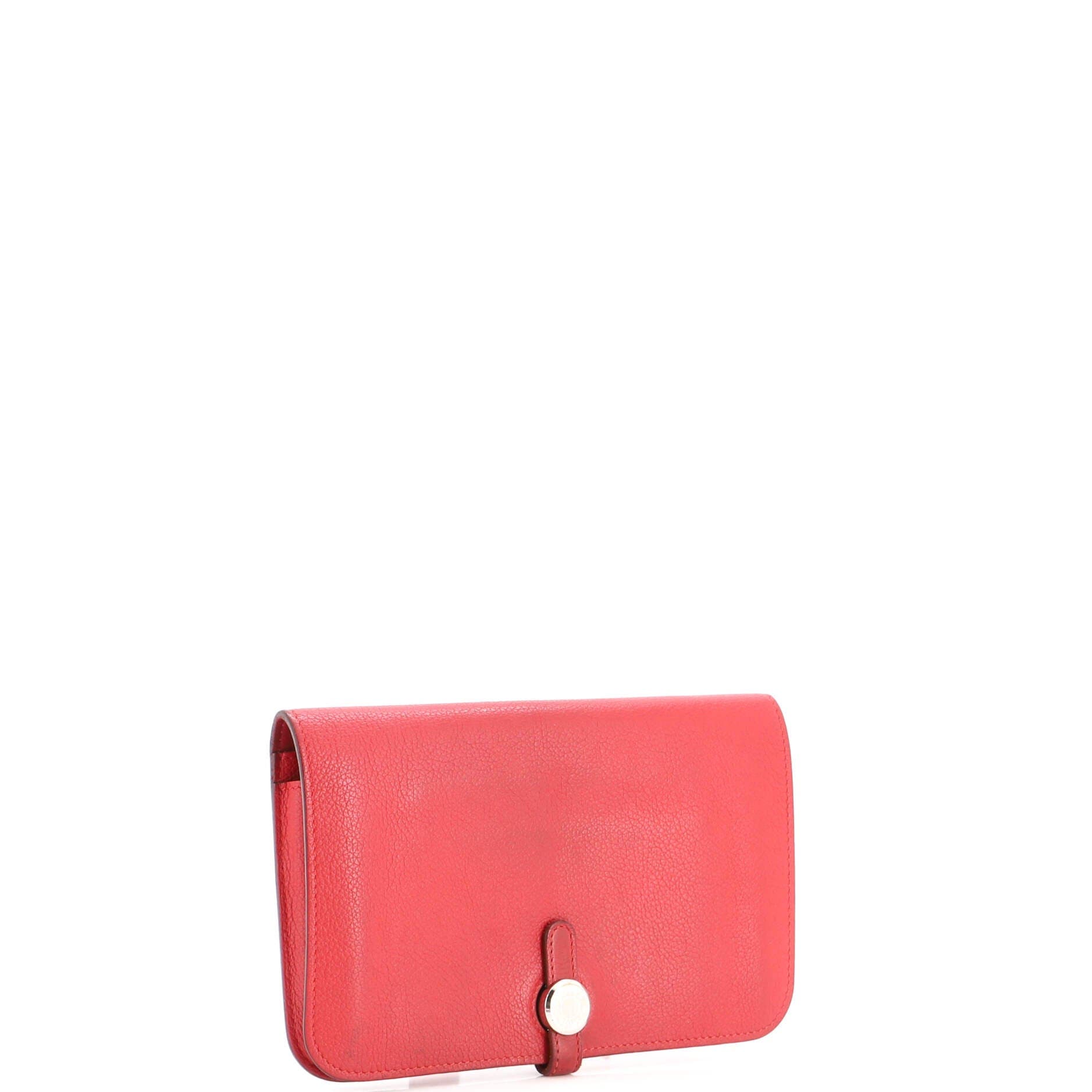Dogon Duo Combined Wallet Leather, Alternate, color, Red