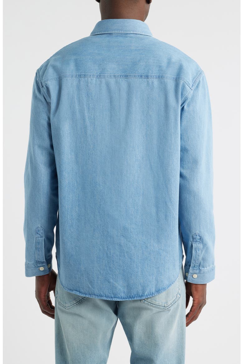 Casper 50033 Relaxed Fit Denim Button-Up Shirt, Alternate, color, BLUE DENIM