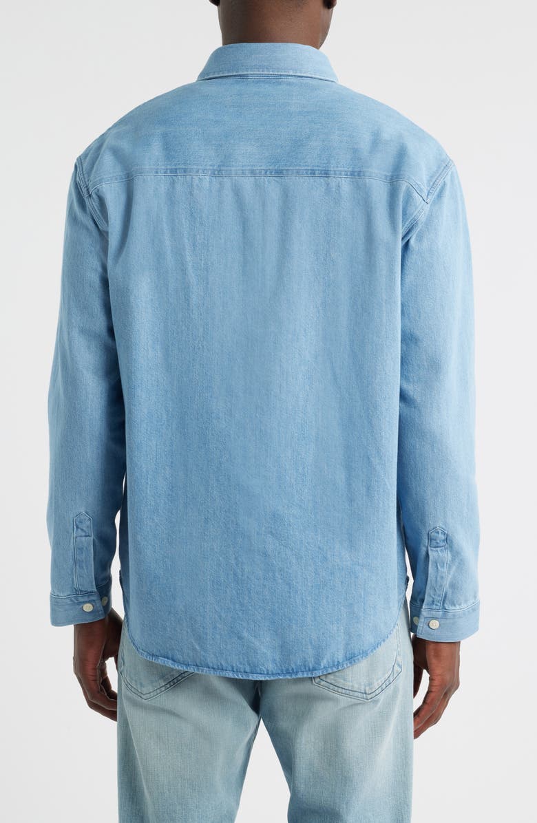 NN07 Casper 50033 Relaxed Fit Denim Button-Up Shirt, Alternate, color, Blue Denim