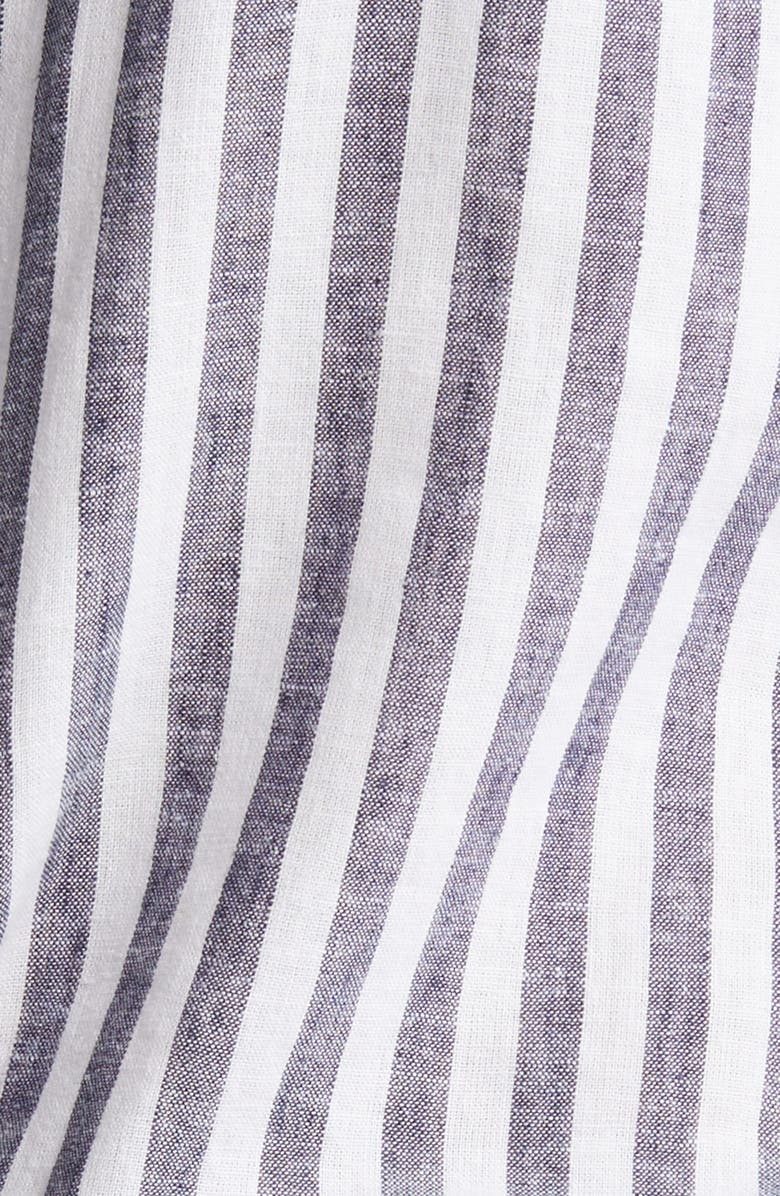 Linen Blend Button-Up Shirt