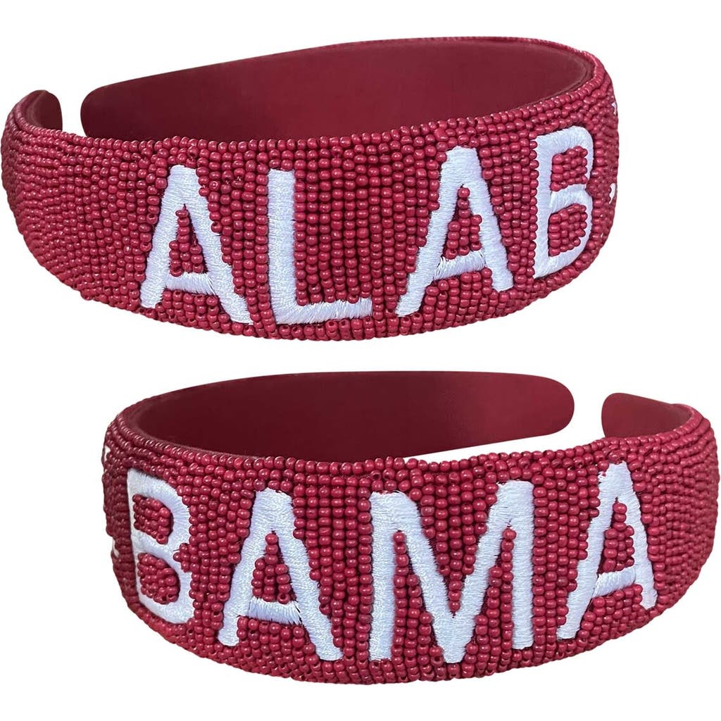 Emerson Street Alabama Crimson Tide Minerva Headband In Brown