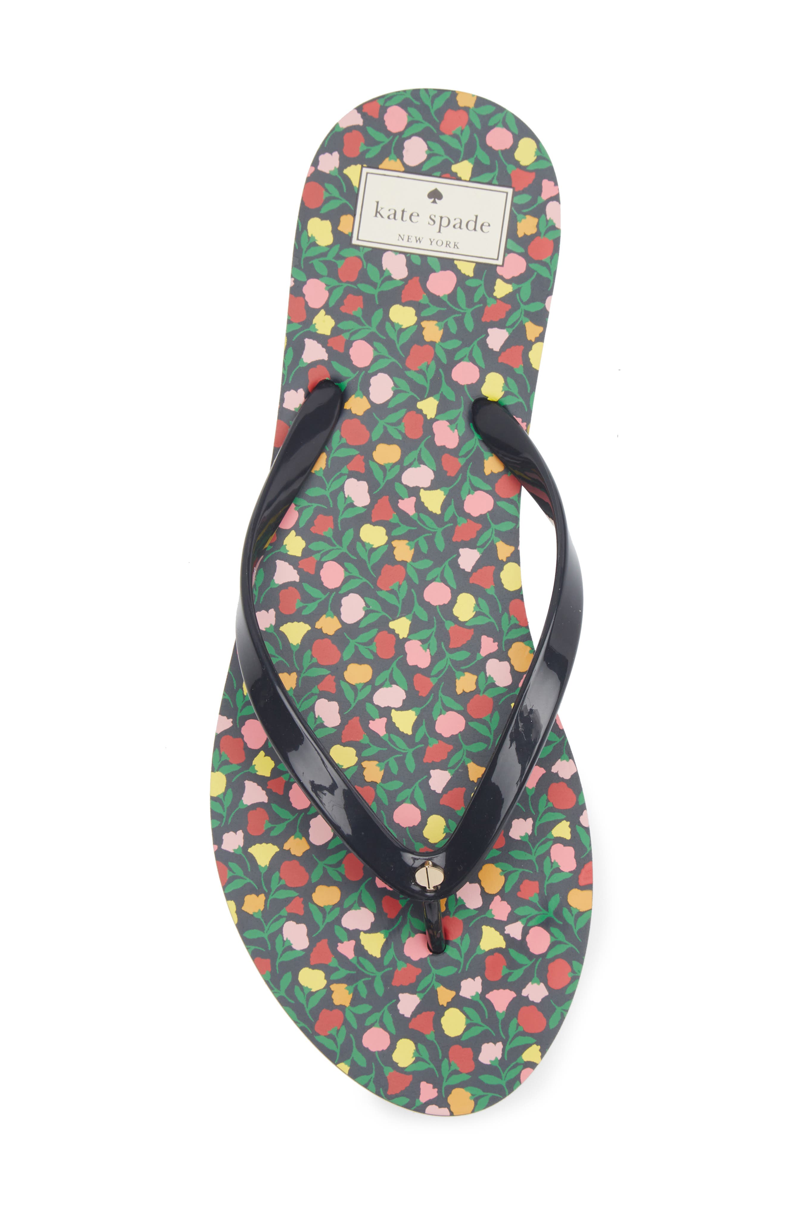 Kate Spade New York feldon flip flop sandal, Alternate, color, Ditsy Blossom/ Parisian Navy