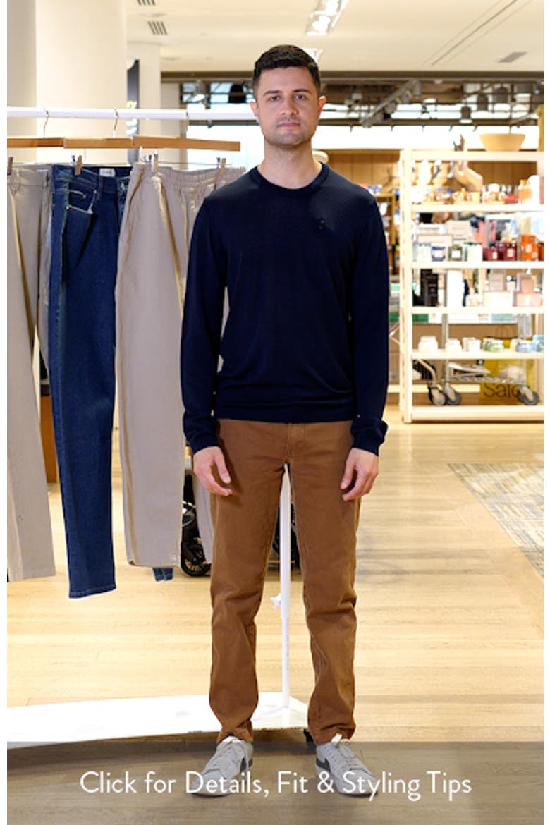 Wool & Silk Crewneck Sweater video