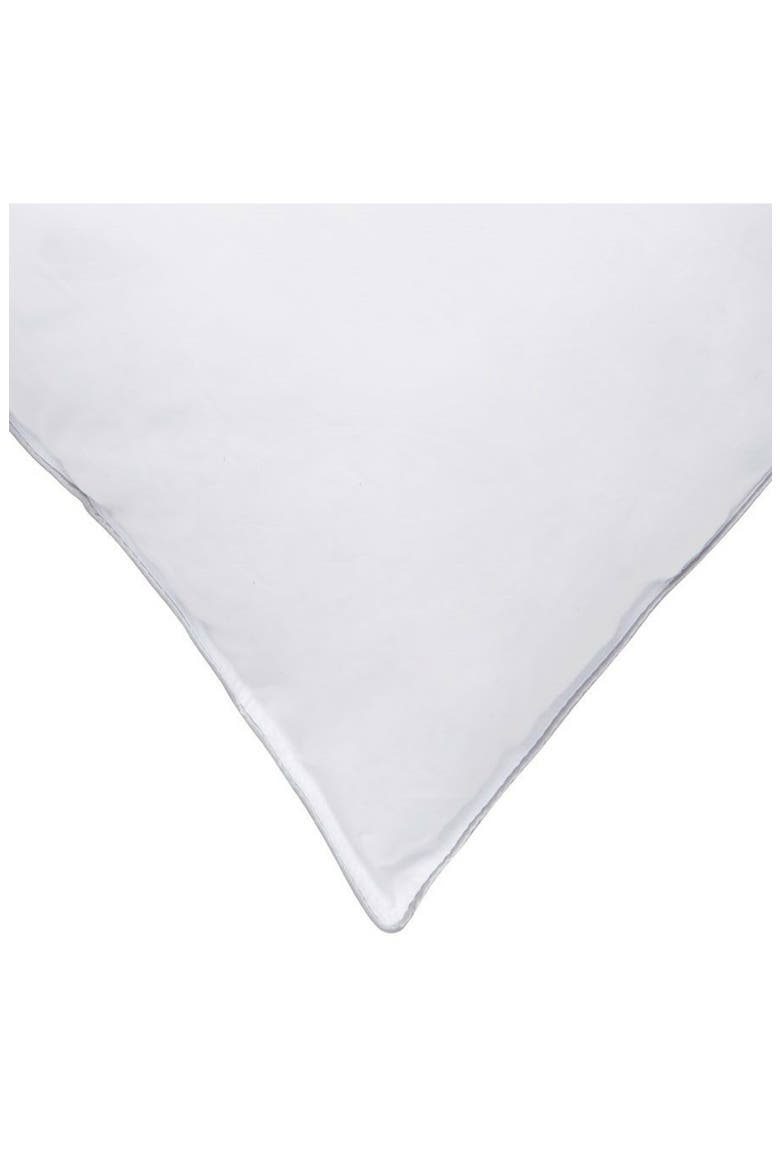 White Down Pillow, with MicronOne Dust Mite, Bedbug, and Allergen-Free Shell, Medium, for All Sleep Positions, Alternate, color, WHITE