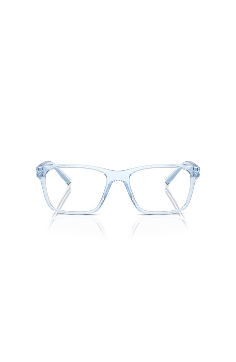 Armani Exchange 54mm Rectangle optical glasses, Alternate, color, Blue
