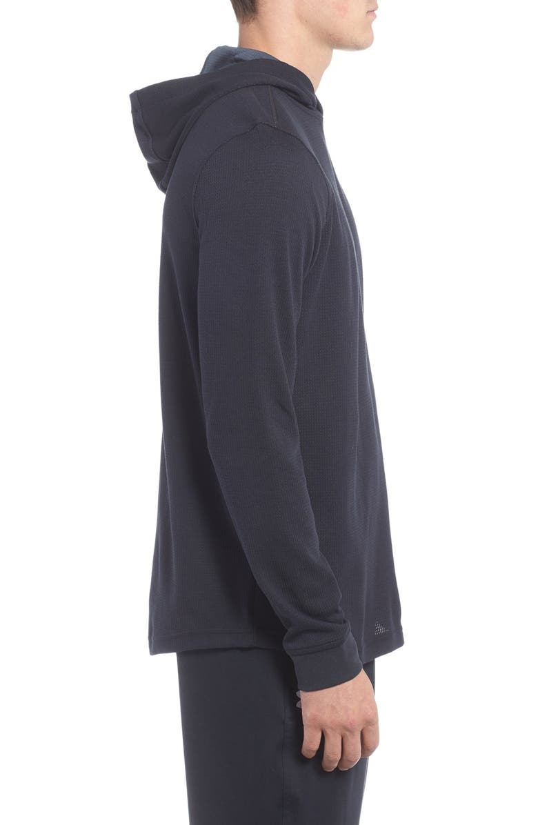 Under Armour Waffle Knit Hoodie, Alternate, color, 