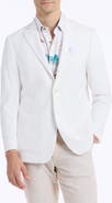 Robert Graham Harston Tailored Fit White Seersucker Sport Coat