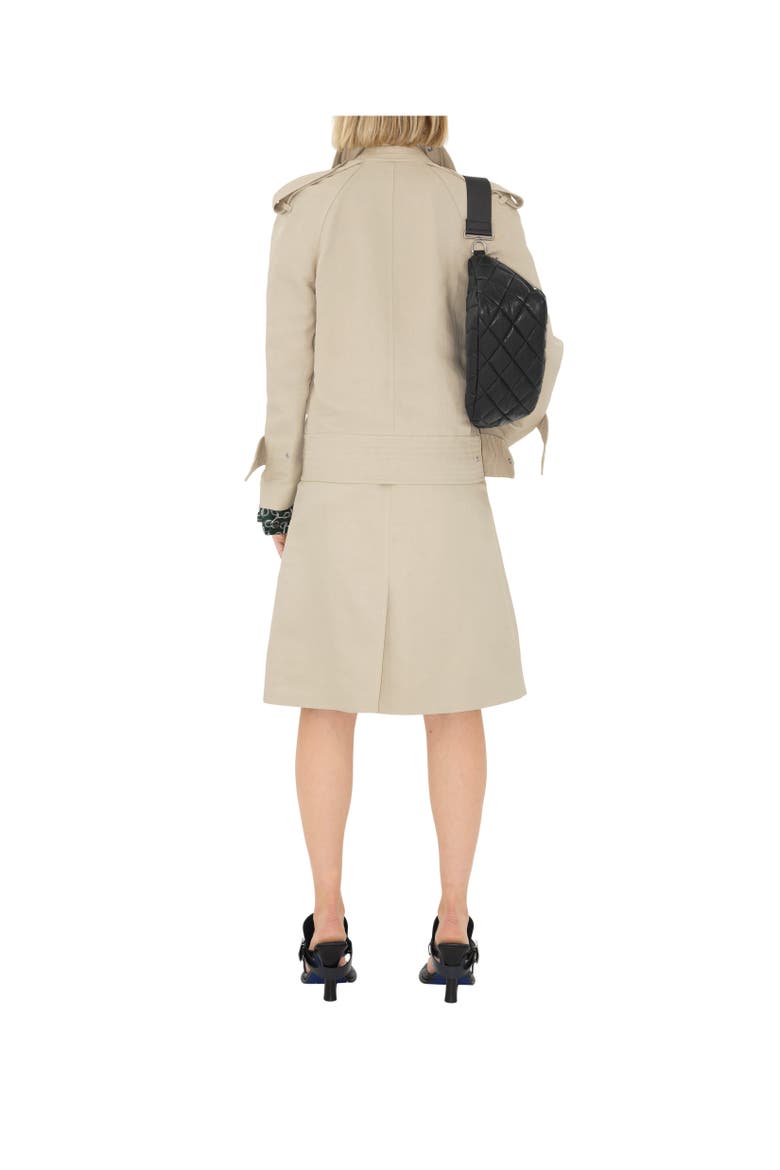 Canvas Trench Jacket, Alternate, color, Oat