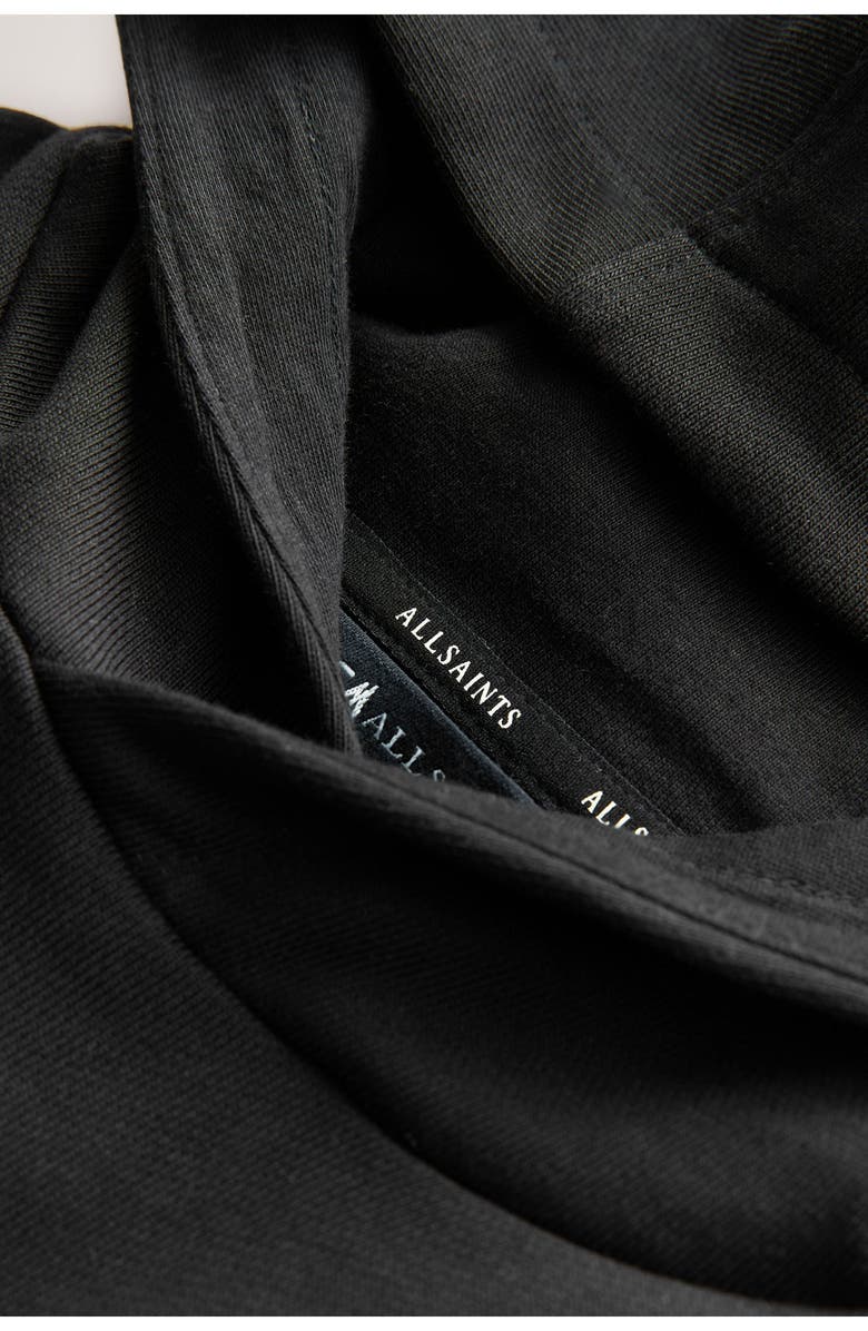 smALLSAINTS by ALLSAINTS Kids
 Metallic Graphic Oversize Hoodie, Alternate, color, Black