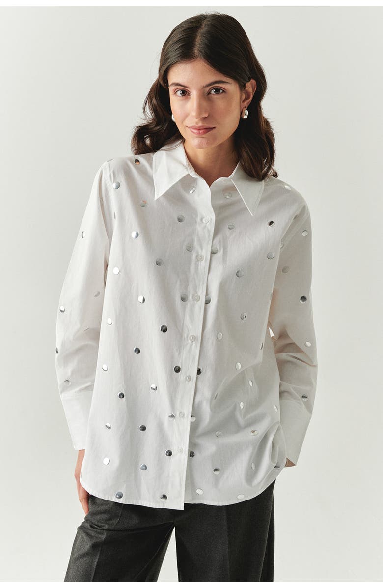 Exquise Murphy Long Sleeve Shirt, Alternate, color, Ecru