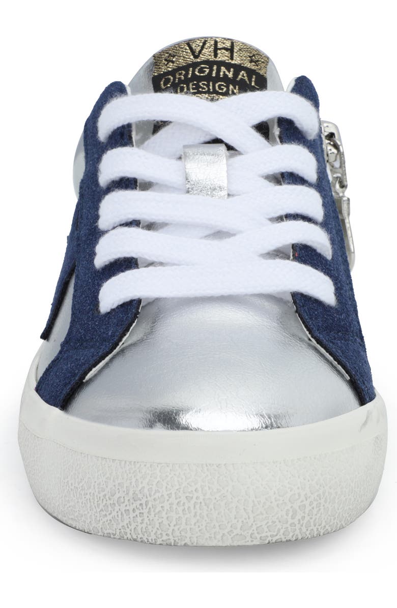 Vintage Havana Kids' Vail Sneaker, Alternate, color, Washed Silver Navy