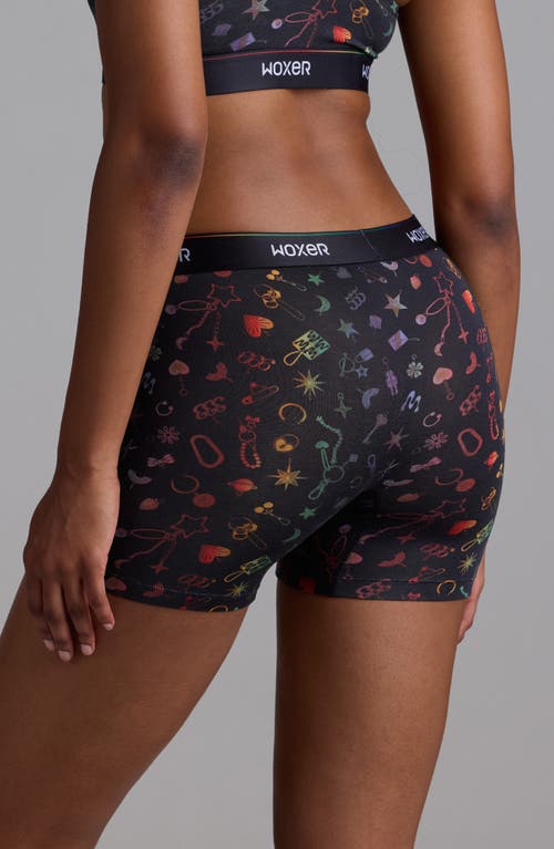 Woxer Baller Ultra-soft 5-inch Boxer Briefs In Black