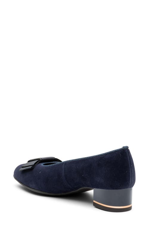 Ara Garnet Suede Pump In Blue