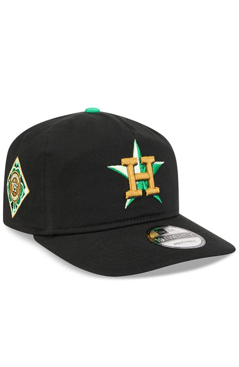 New Era Men's New Era  Black Houston Astros 2026 St. Patrick's Day 19TWENTY Adjustable Hat, Main, color, Black