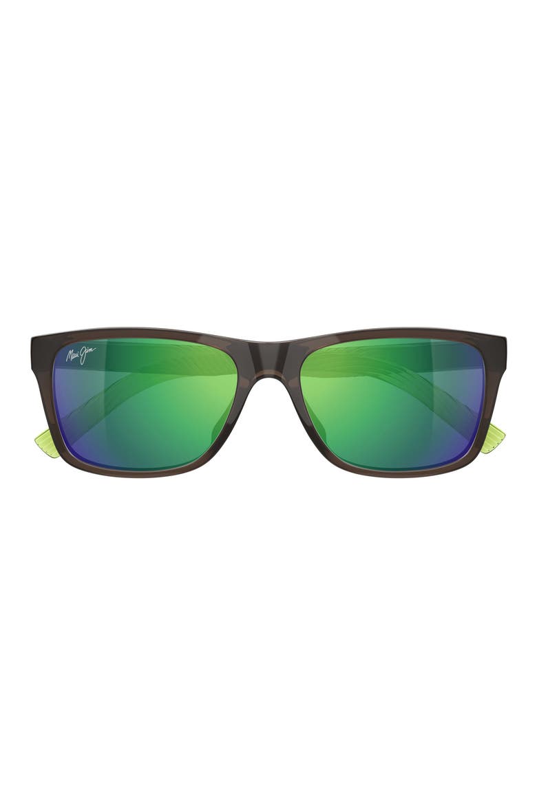MJ0345S 55mm Polarized Square Sunglasses, Main, color, GREY