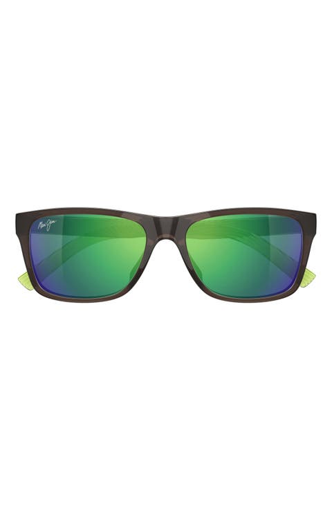 MJ0345S 55mm Polarized Square Sunglasses
