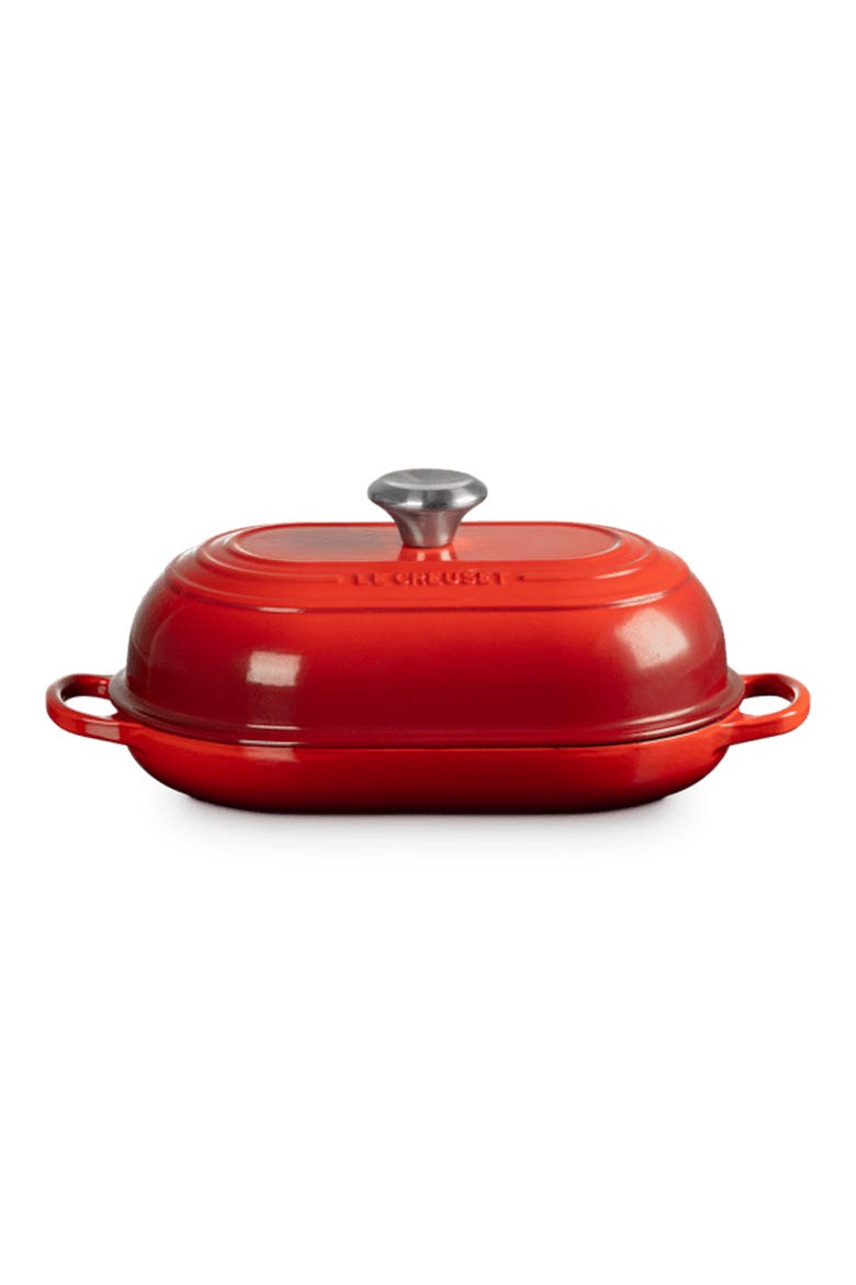 Signature Cast Iron Bread Oven, Alternate, color, CERISE